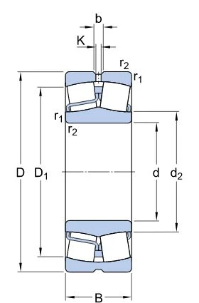 231630 CAKW33 Підшипник 231630 CAKW33 Bearing