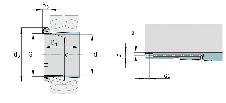 FAG H3144XX800 Adapter Sleeve